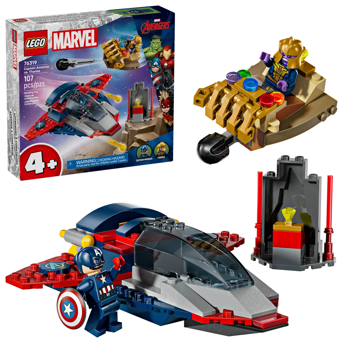 Lego SH Captain America vs Thanos 76319 (8437575516359)