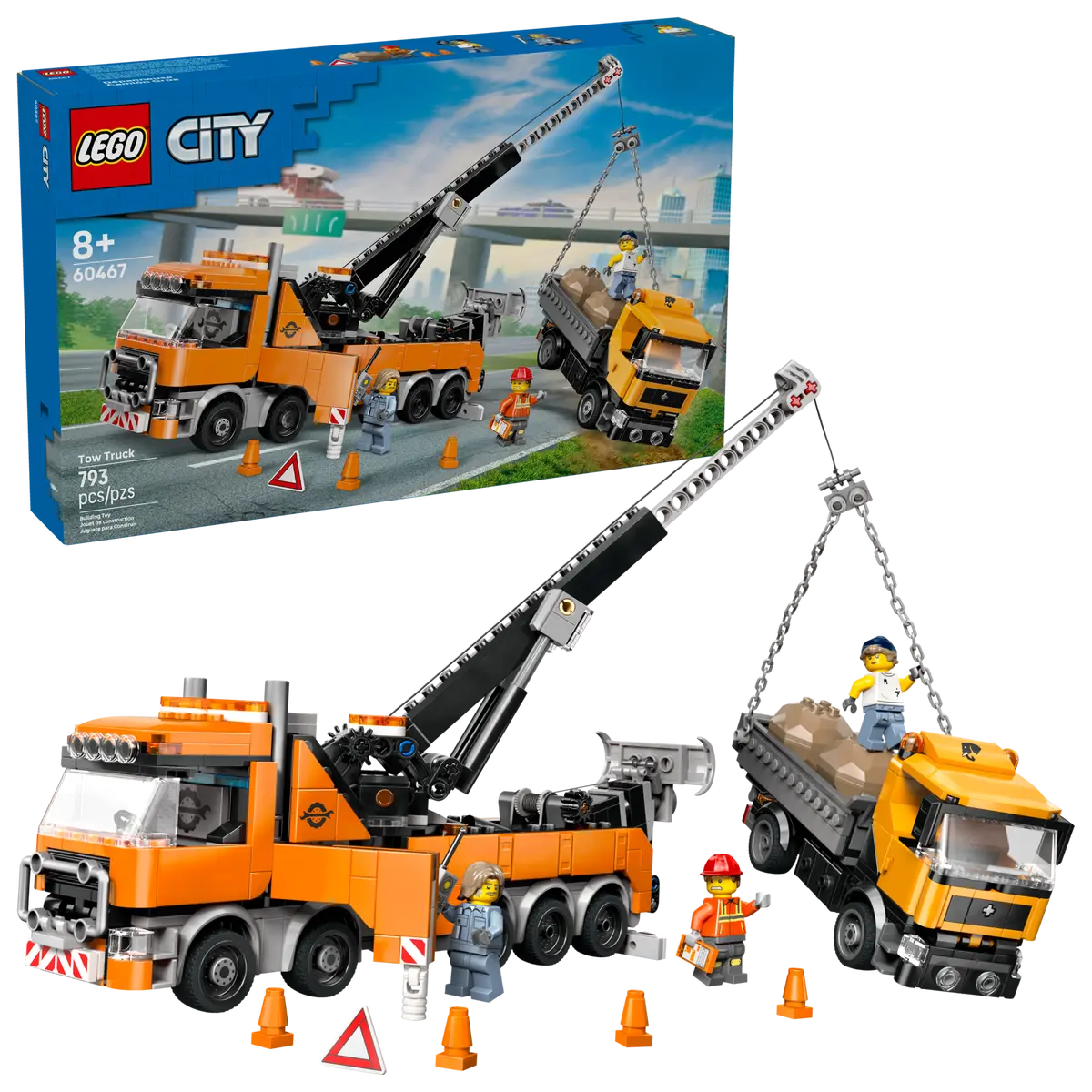 Lego City Recovery Tow Truck with Crane 60467 (8384510099655)