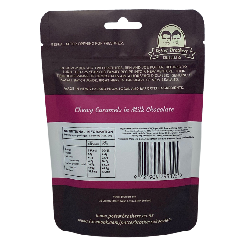 Chewy Caramel in Milk Chocolate (8388970840263)