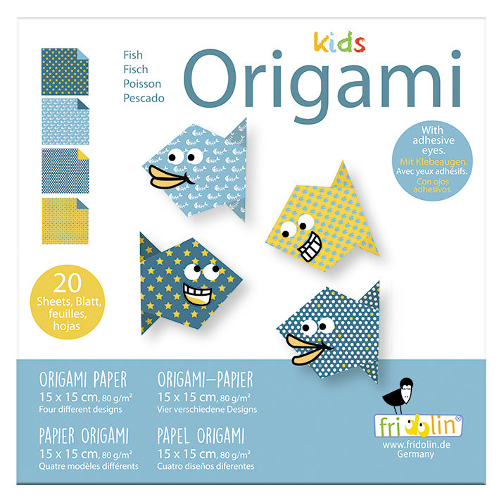 Origami Kids Fish 20 Sheets (8231722811591)