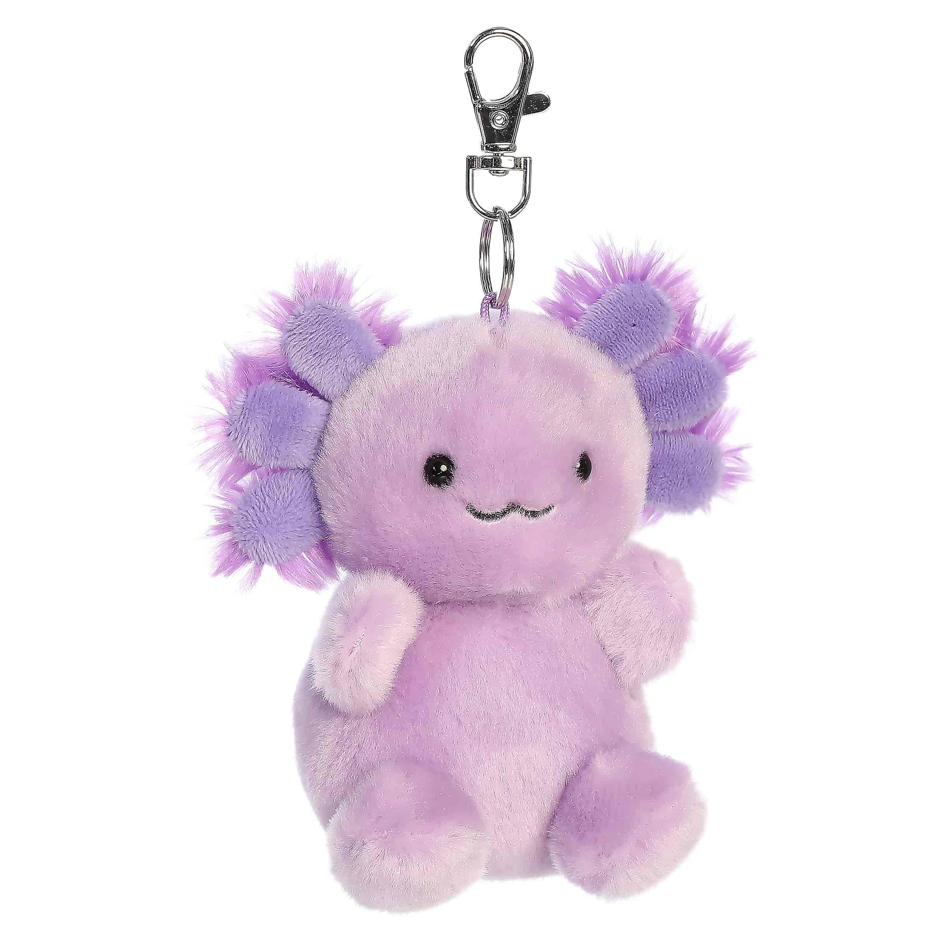 Palm Pals Clip Xavier Purple Axolotl