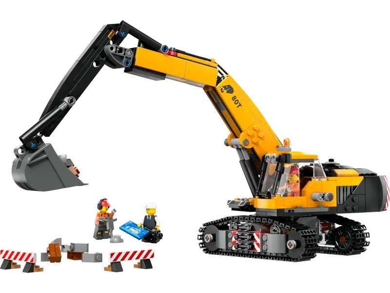 Lego City Yellow Construction Excavator 60420 (8067611951303)