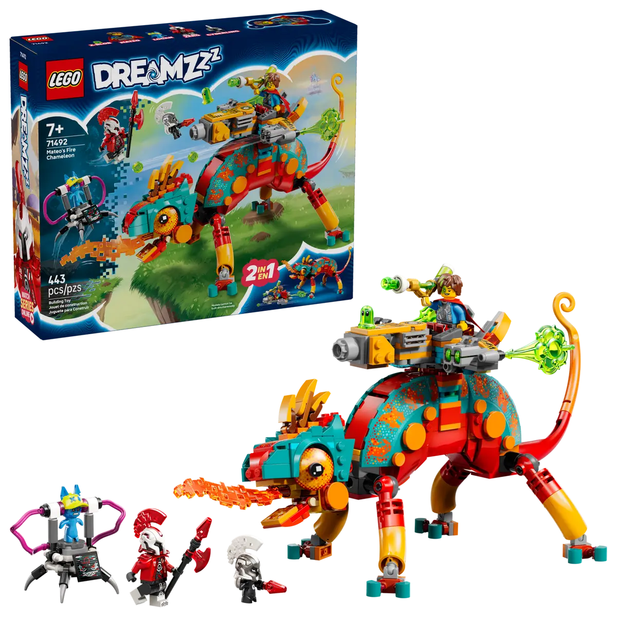 Lego Dreamzzz Mateo's Fire Chameleon 71492 (8384540475591)