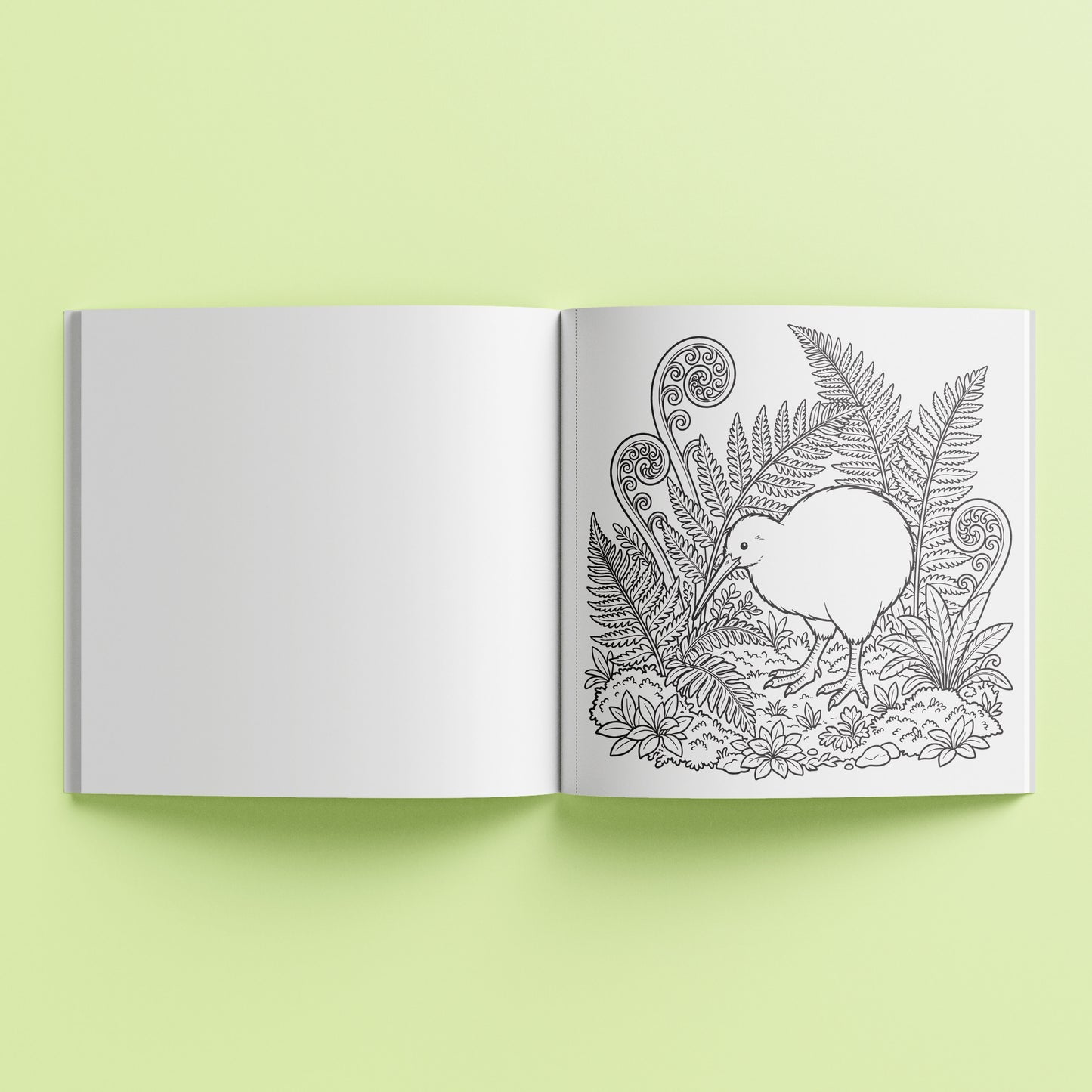 Kiwiana Colouring Book