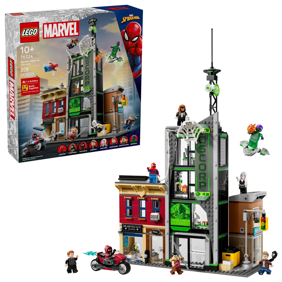Lego SH Spiderman vs Oscorp 76324 (8437575549127)