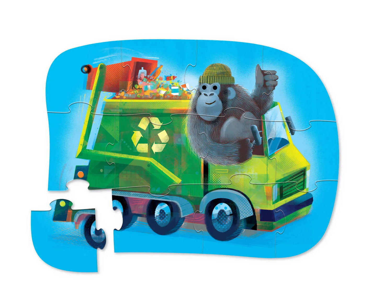 CC Mini Puzzle Go Gorilla 12pc (8191291424967)