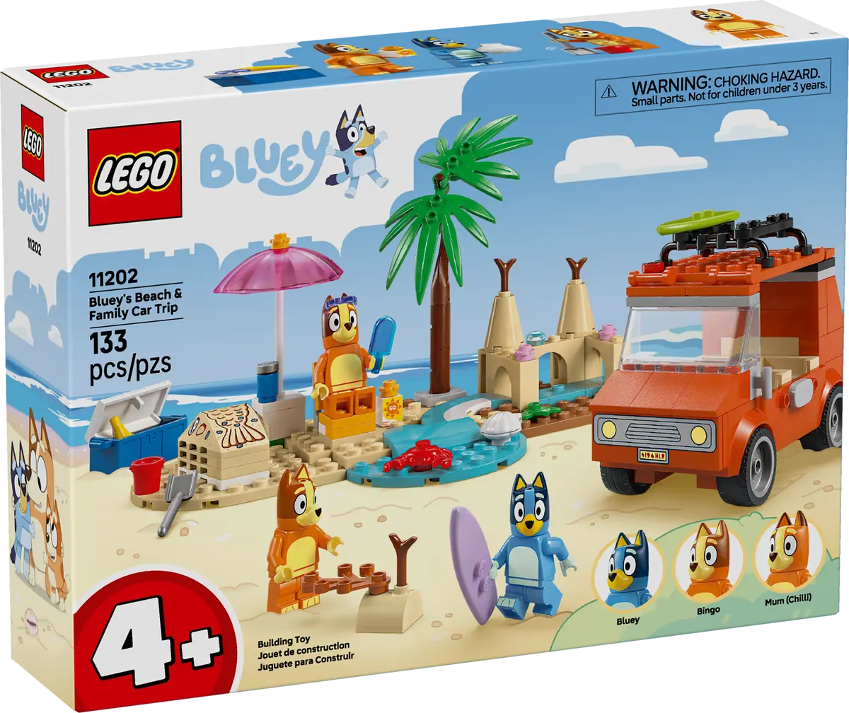 Lego Bluey Beach & Family Car Trip 11202 (8384503677127)