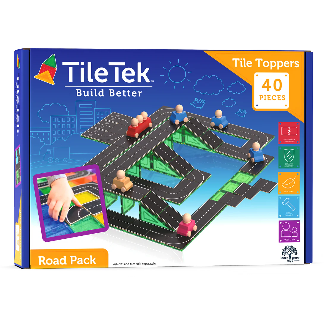 Tile Tek Tile Topper Road Pack 40pc