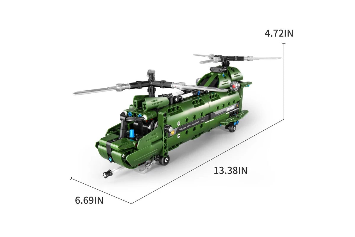 iM Master Mechanical 2 in 1 Military Transports - 393PCS