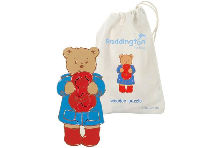 Wooden Mini Puzzle Paddington with Hat (8326721536199)