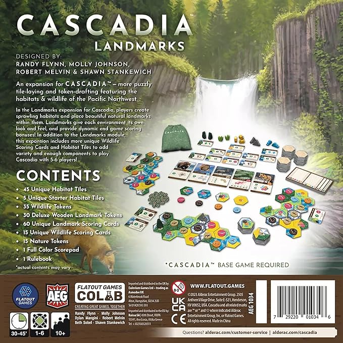 Cascadia Landmarks Expansion box back (8216407212231)