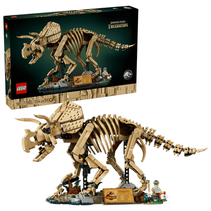 Lego Jurassic Dinosaur Fossils Triceratops 77985