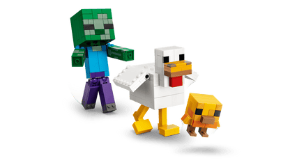 Lego MC Chicken Jockey 21582