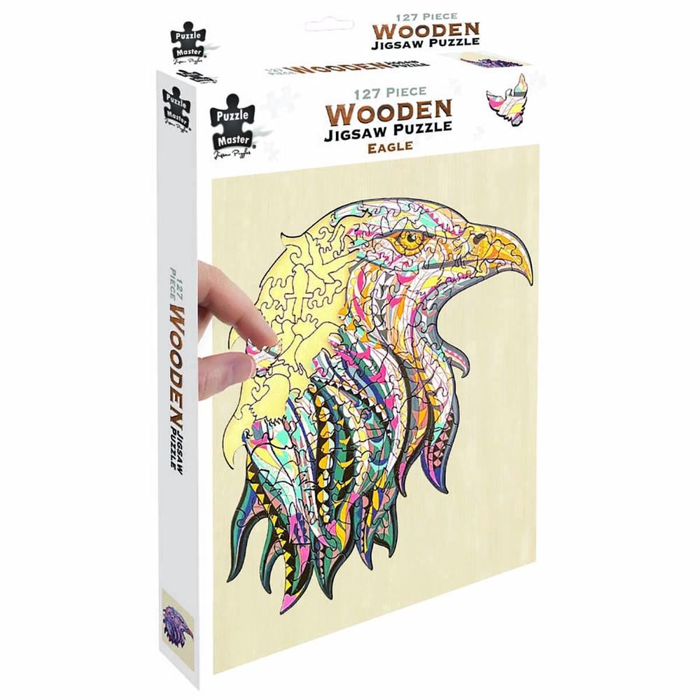 Wooden Jigsaw Eagle 127pc (8411003420871)