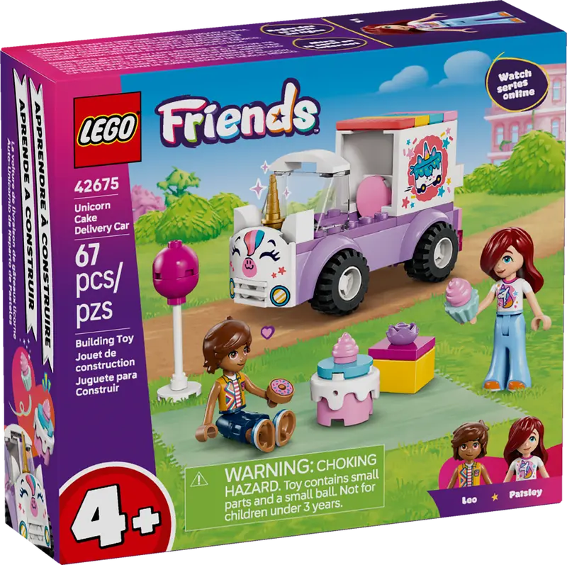 Lego Friends Unicorn Cake Delivery Car 42675