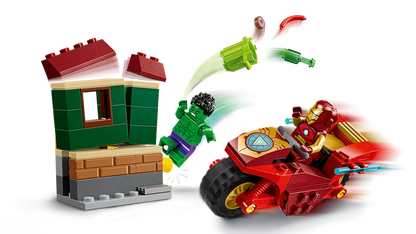 Lego SH Iron Man with Bike and The Hulk 76287 (8177664000199)