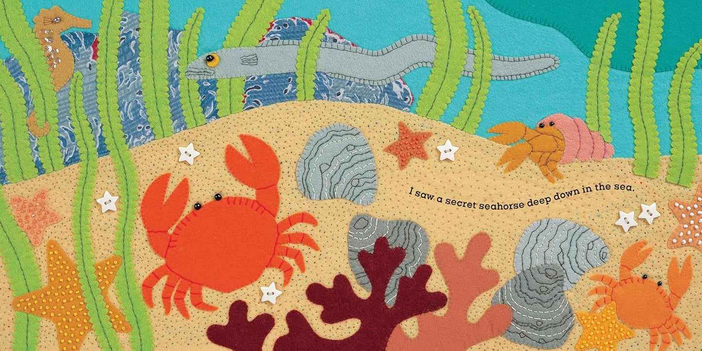 Secret Sea Horse Baby Proof Book (8293379014855)