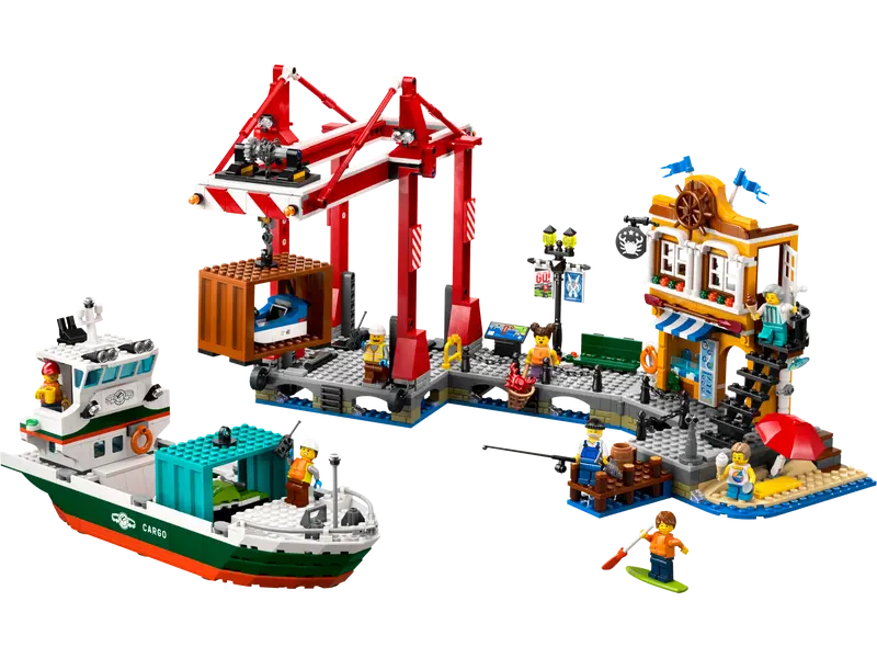 Lego City Harbour with Cargo Ship 60422 (8067612016839)