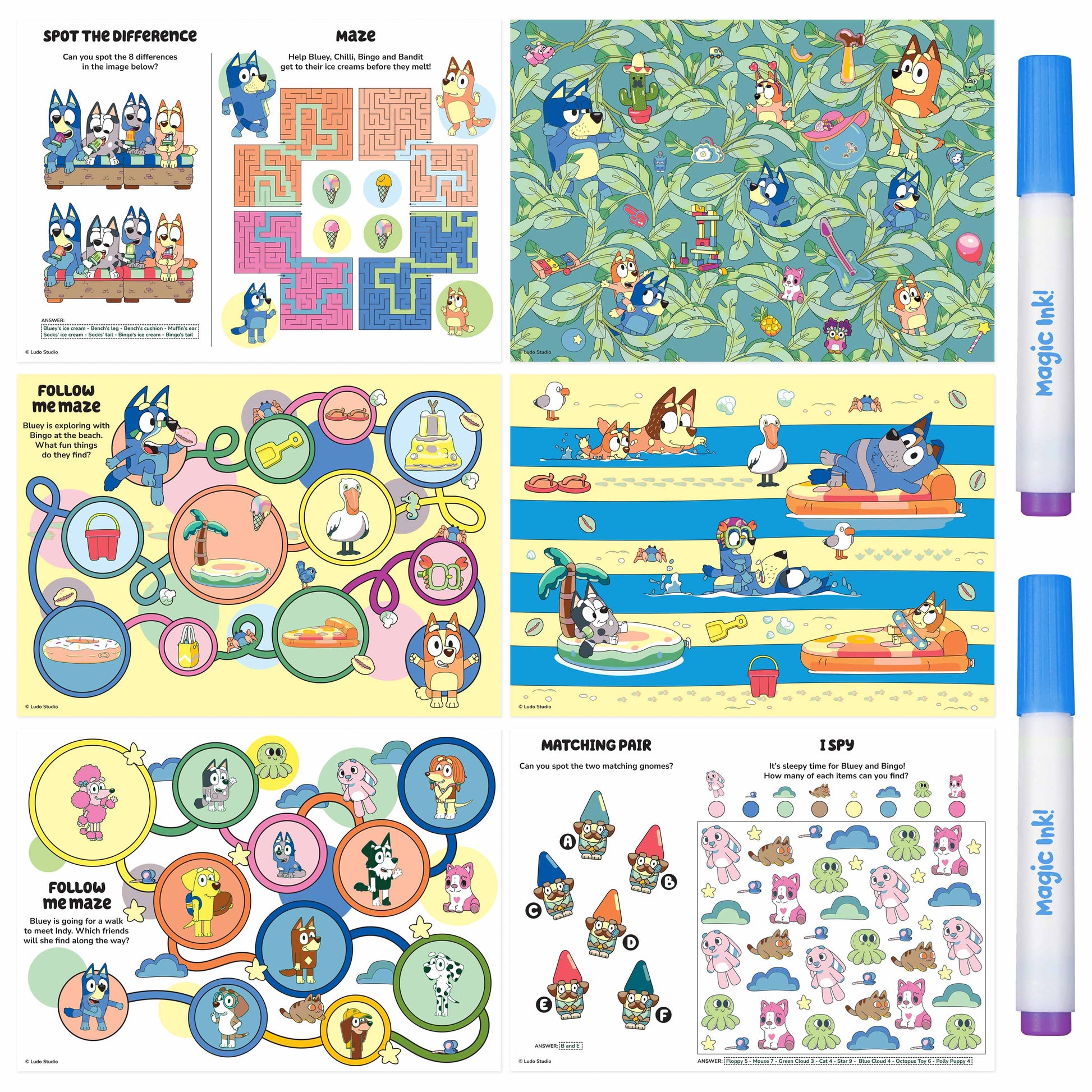 Inkredibles Bluey Poster Activity Kit (8391993786567)