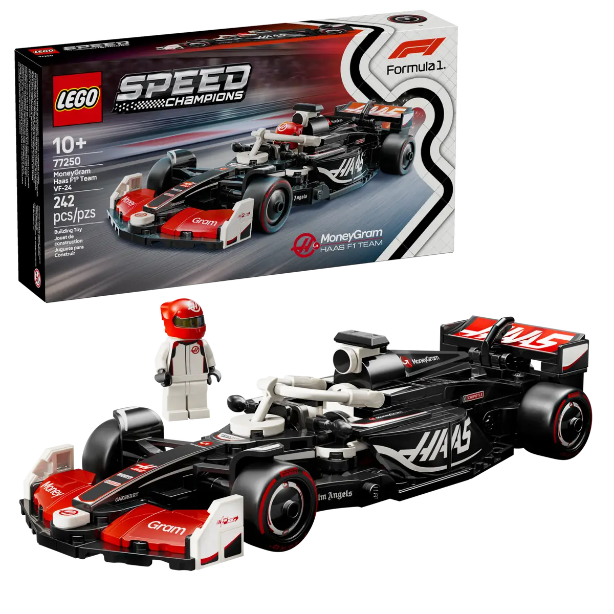 Lego SC MoneyGram Haas F1 Race Car 77250 (8320074514631)