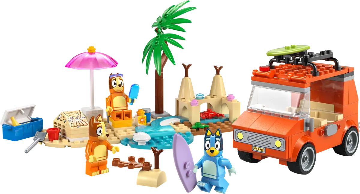Lego Bluey Beach & Family Car Trip 11202 (8384503677127)