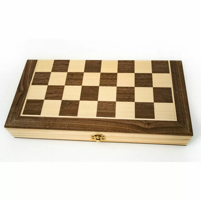 LPG Wooden Folding Chess/Checkers/Backgammon (8461427507399)