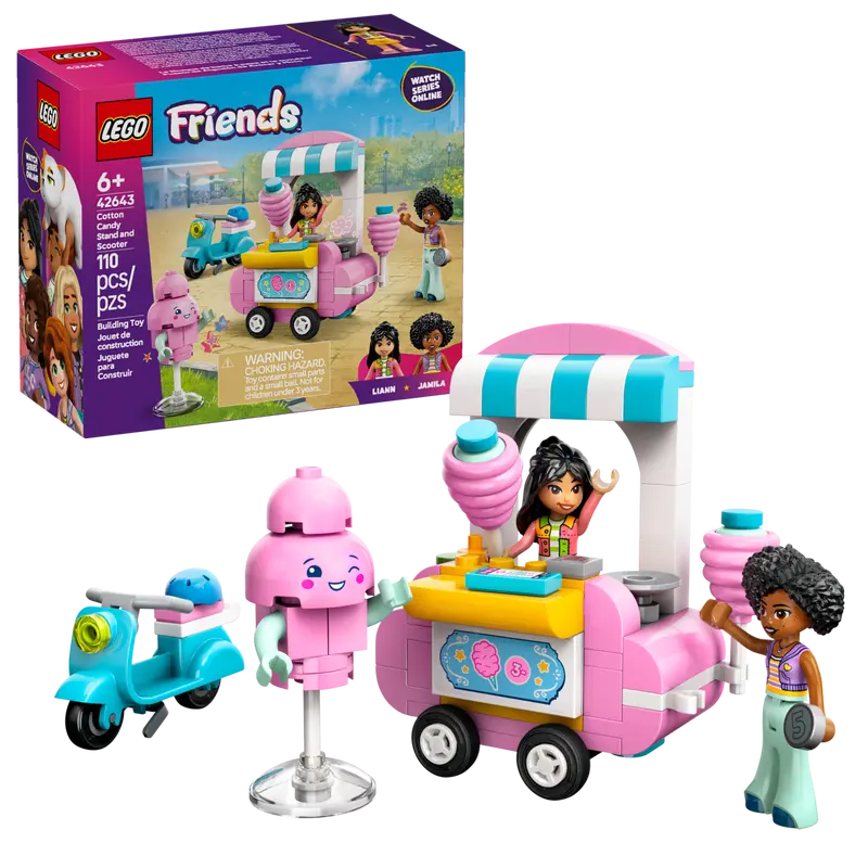 Lego Friends Cotton Candy Stand and Scooter 42643 (8285708845255)