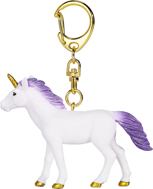 Mojo Standing Purple Unicorn Keychain (8478554685639)