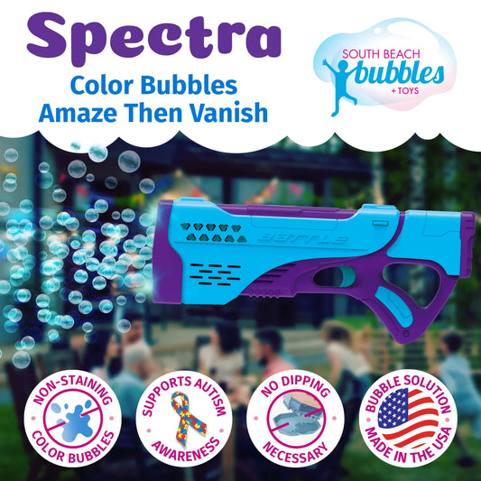 Poppin Colorz Spectra Light Up Bubble Blaster (8216520720583)