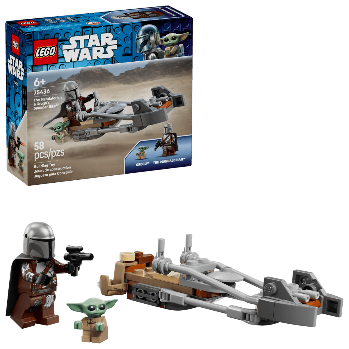 Lego SW The Mandalorian & Grogu's Speeder Bike 75436