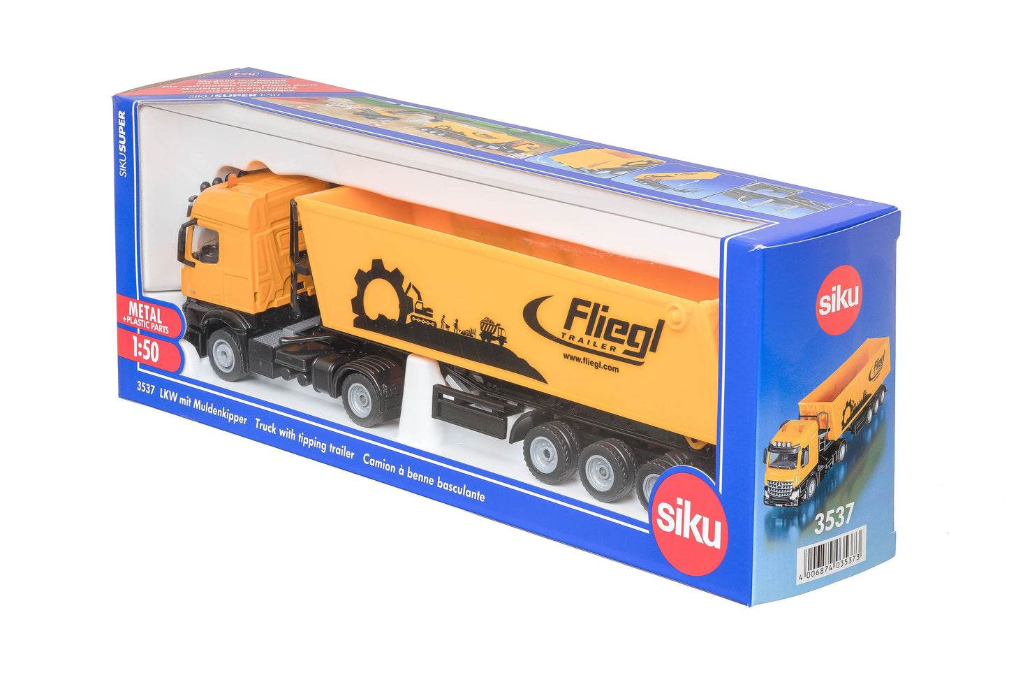 Siku Actros with Trailer 1:50 3537