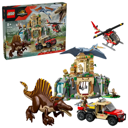 Lego Jurassic Spinosaurus & Quetzalcoatlus Air Mission 76976 (8384545161415)