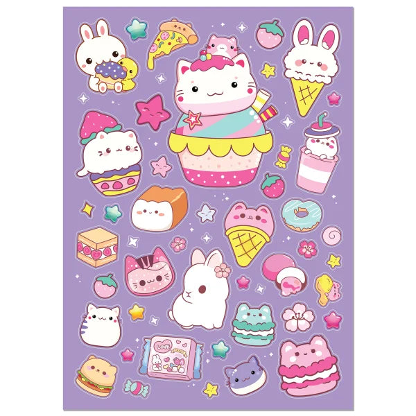Kaleidoscope Colouring Scented Stickers Kawaii