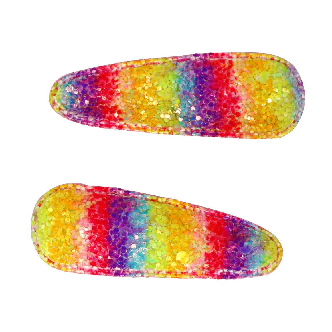 PP Rainbow Chunky Glitter Snap Clips (8275066192071)