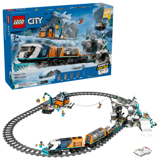 Lego City Explorers Arctic Polar Express Train 60470 (8384510329031)