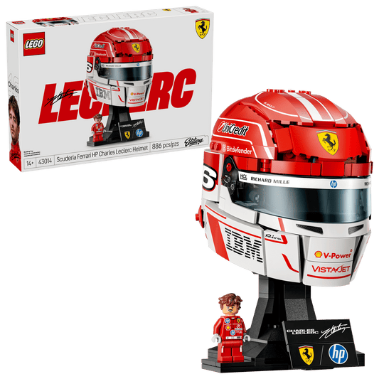 Lego Editions Ferrari HP Leclerc Helmet 43014