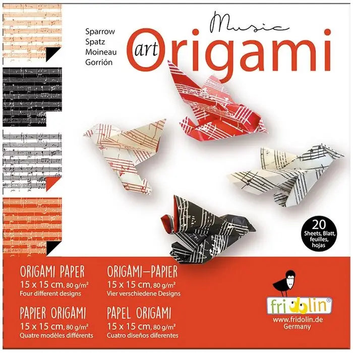 Origami Sheet of Music 20 Sheets (8231722713287)