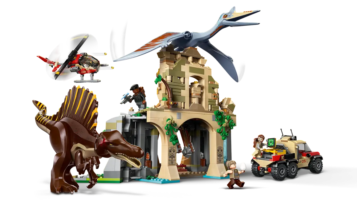 Lego Jurassic Spinosaurus & Quetzalcoatlus Air Mission 76976 (8384545161415)