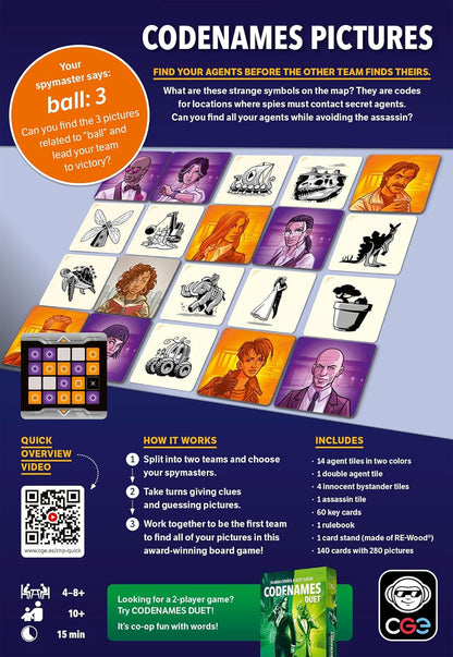 Codenames: Pictures (2025 refresh)