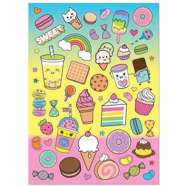 Kaleidoscope Colouring Scented Stickers Sweet