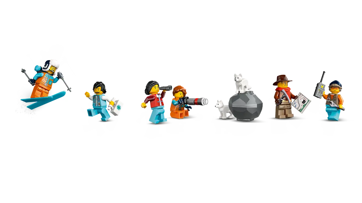 Lego City Explorers Arctic Polar Express Train 60470 (8384510329031)