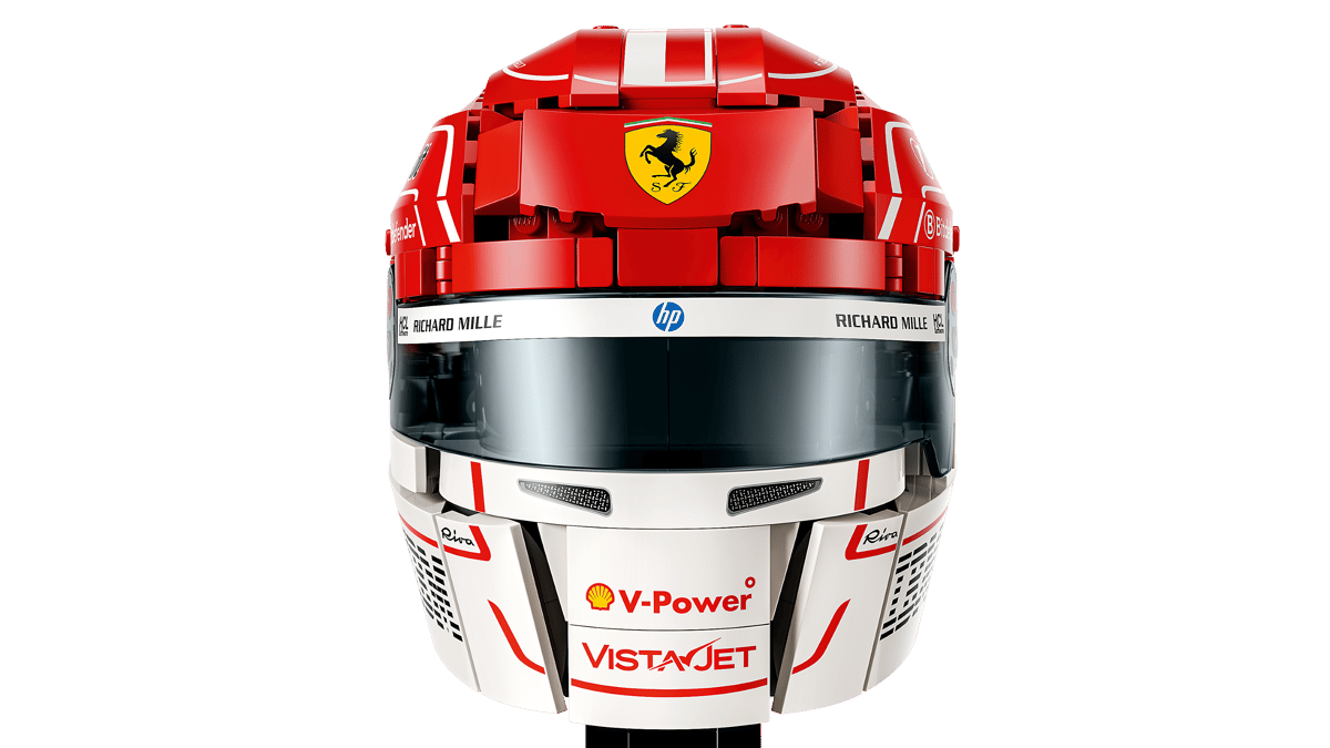 Lego Editions Ferrari HP Leclerc Helmet 43014