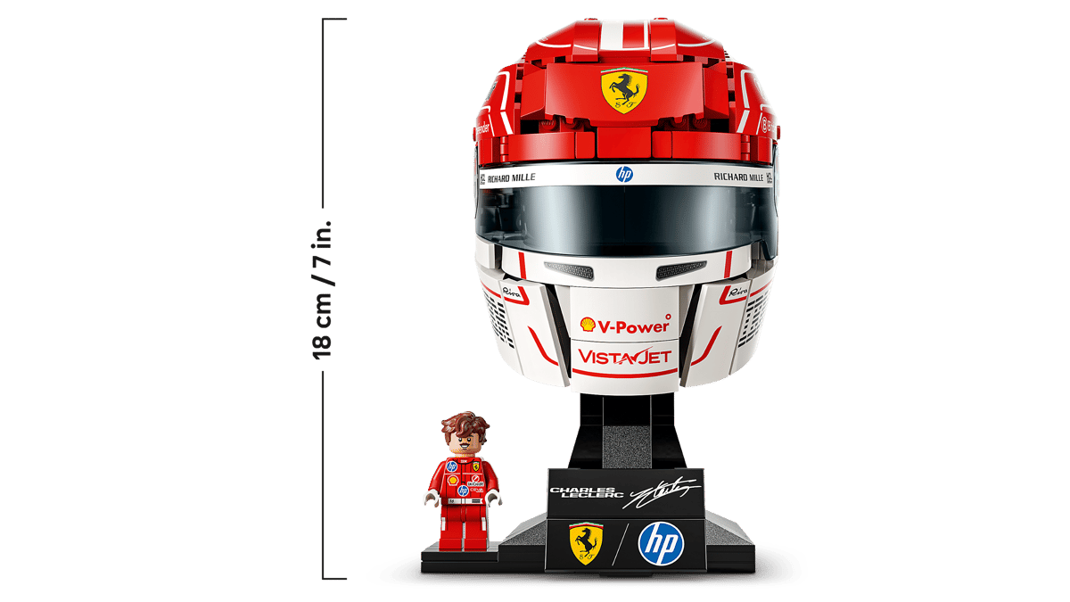 Lego Editions Ferrari HP Leclerc Helmet 43014