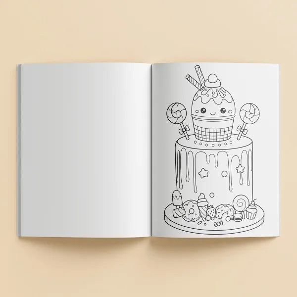 Kaleidoscope Colouring Scented Stickers Sweet