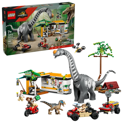 Lego Jurassic Raptor & Titanosaurus Tracking Mission 76973 (8384545128647)