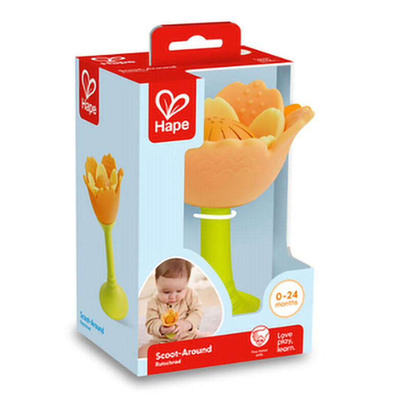 Hape Flower Teether Orange (8391956332743)