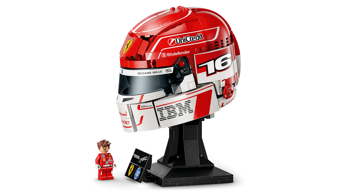 Lego Editions Ferrari HP Leclerc Helmet 43014