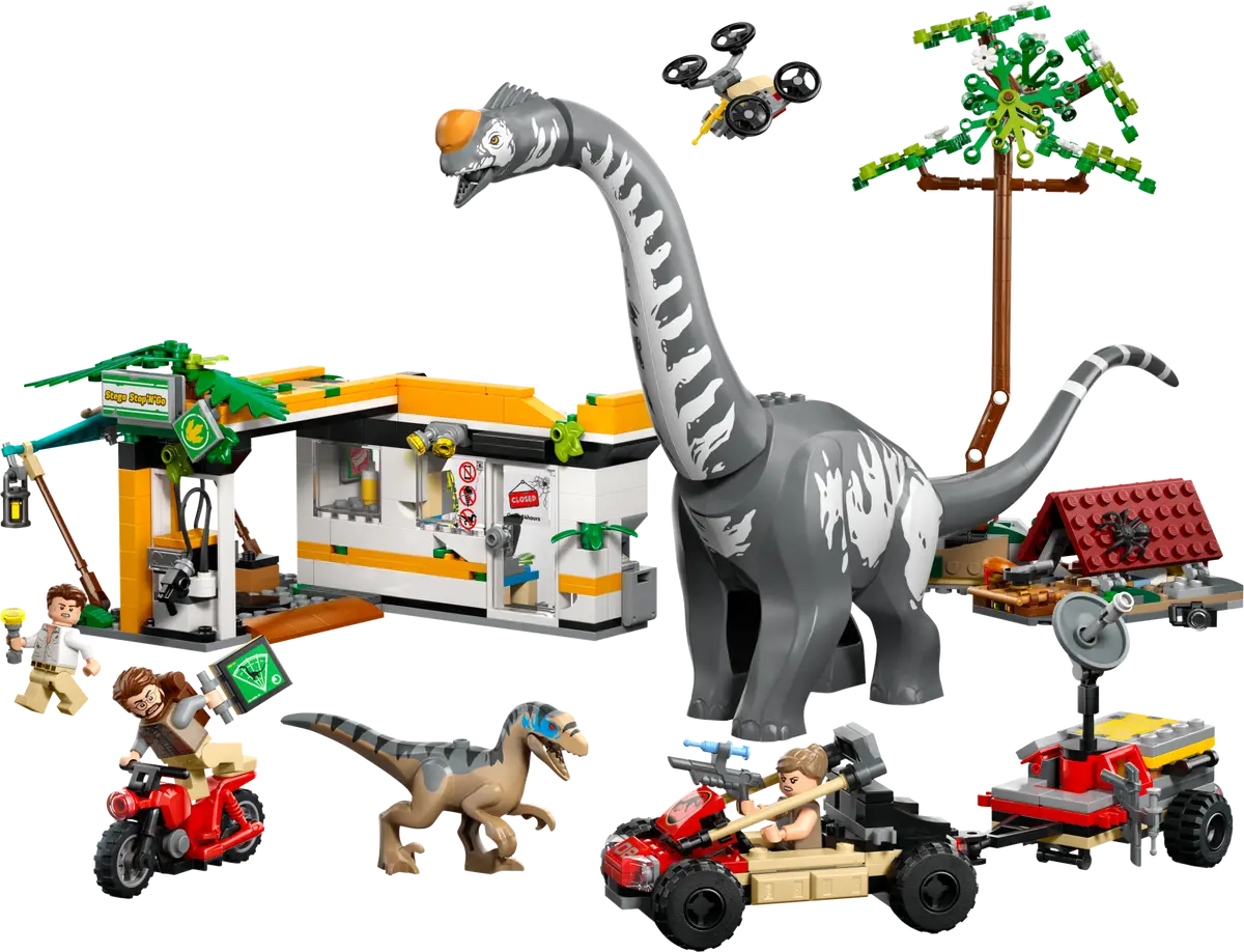 Lego Jurassic Raptor & Titanosaurus Tracking Mission 76973 (8384545128647)