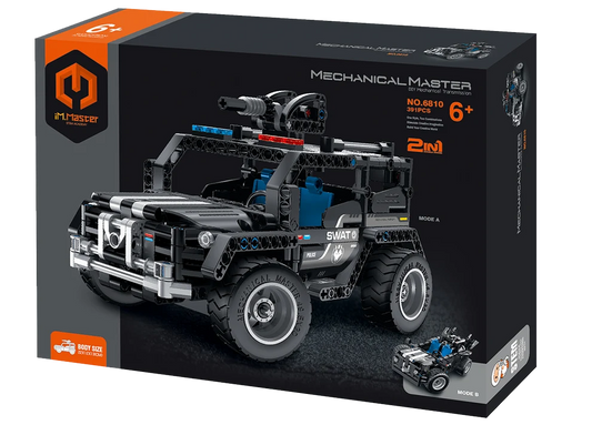 iM Master Mechanical 2 in 1  Military SWAT vehicles - 391PCS