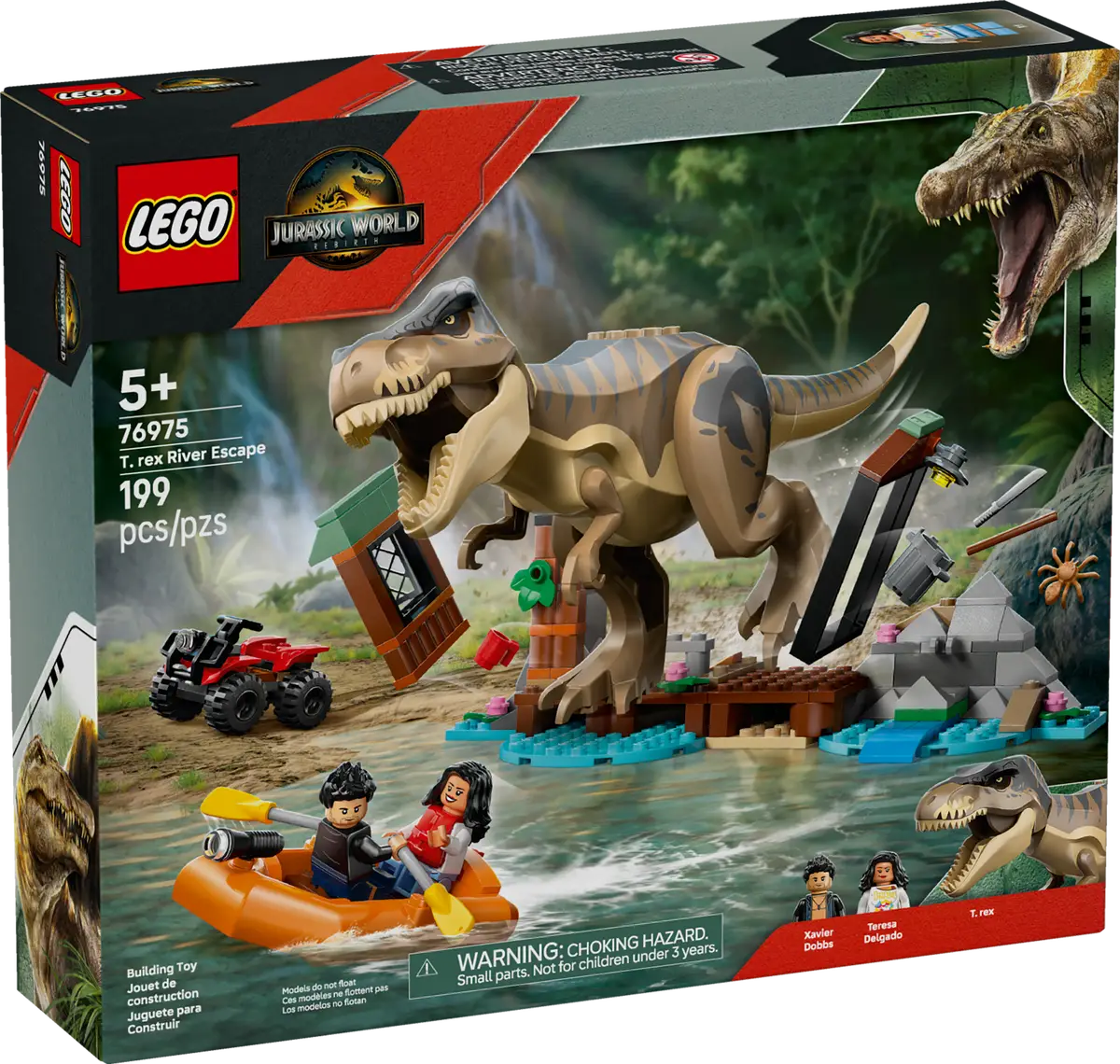 Lego Jurassic  Trex River Escape 76975 (8384545095879)